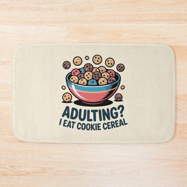 Item preview, Adulting? I Eat Cookie Cereal – Funny Cookie Lover Design designed and sold by Art-Arcade6.