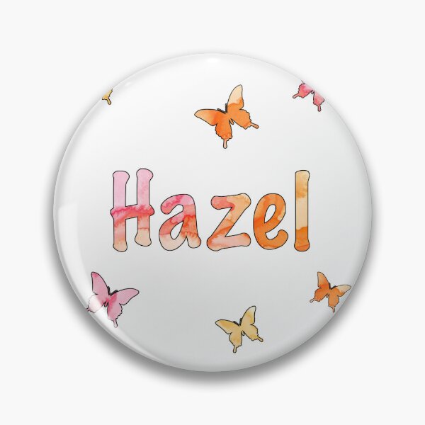 Item preview, Watercolor Name Hazel with Butterflies designed and sold by katifinell.