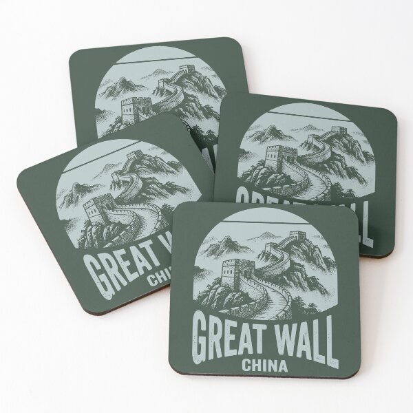 Item preview, Vintage Great Wall of China Retro Travel Graphic designed and sold by Imaginationbeyond.
