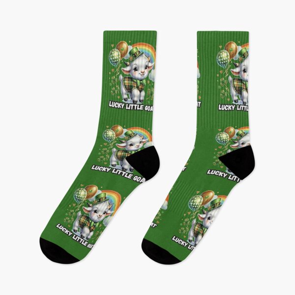 Item preview, Lucky Little Goat- St. Patrick’s Day Cute Illustration designed and sold by All About DigiCraft by Fedelina.