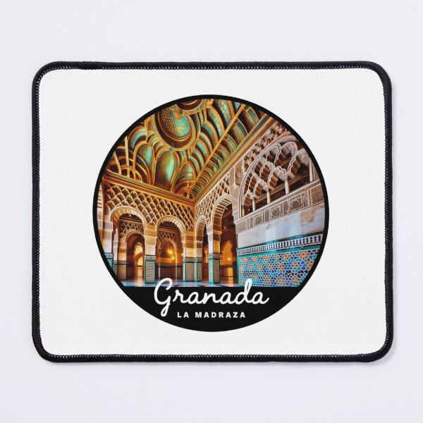 Item preview, Granada La Madraza Inside: Moorish Architecture Illustration designed and sold by CircinusStore.