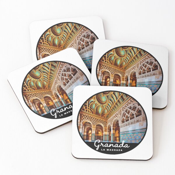 Item preview, Granada La Madraza Inside: Moorish Architecture Illustration designed and sold by CircinusStore.