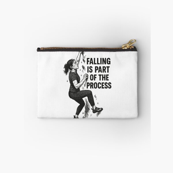 Item preview, Bouldering Woman: Falling Is Part of the Process designed and sold by Pineapple-Tree.