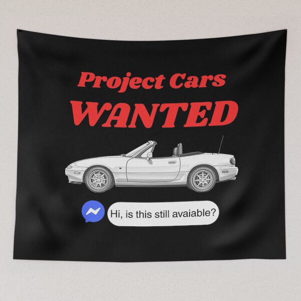 Item preview, Project Cars Wanted Funny Car Enthusiast Meme designed and sold by JolinChinn.
