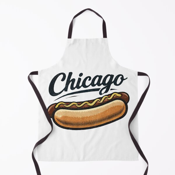 Item preview, Chicago Hot Dog Vintage Script designed and sold by Bronse Wear.