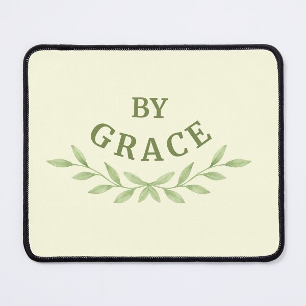 Item preview, By Grace Simple Minimalist Christian Phrase designed and sold by StillTrustingCo.