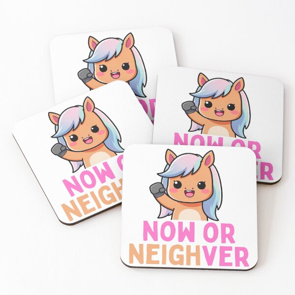Item preview, NOW OR NEIGH-VER - Funny Boxing Motivation Horse Year of the Horse 2026 designed and sold by PunTeestic.