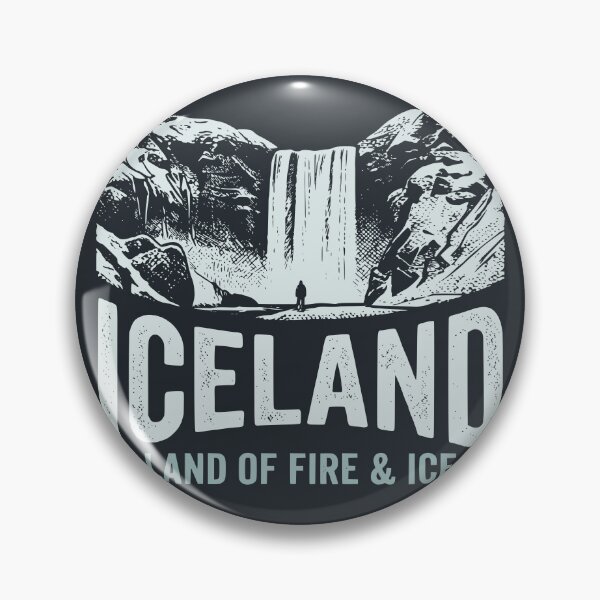 Item preview, Vintage Iceland Land Of Fire And Ice Graphic designed and sold by Imaginationbeyond.