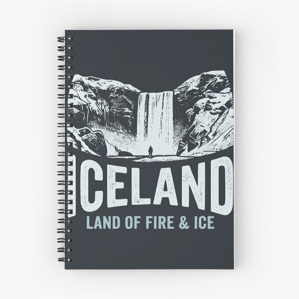 Item preview, Vintage Iceland Land Of Fire And Ice Graphic designed and sold by Imaginationbeyond.