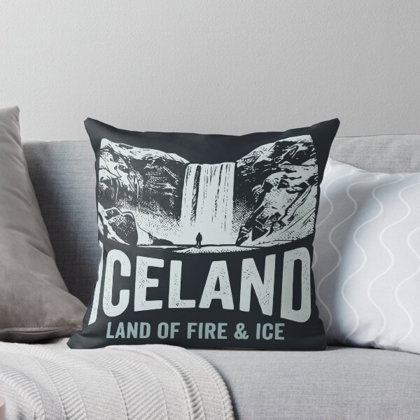 Item preview, Vintage Iceland Land Of Fire And Ice Graphic designed and sold by Imaginationbeyond.