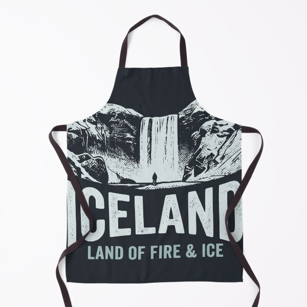 Item preview, Vintage Iceland Land Of Fire And Ice Graphic designed and sold by Imaginationbeyond.