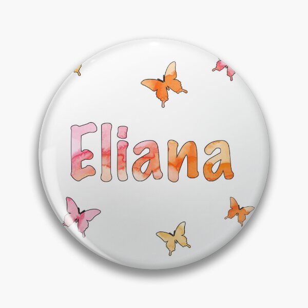 Item preview, Watercolor Name Eliana with Butterflies designed and sold by katifinell.