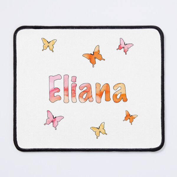 Item preview, Watercolor Name Eliana with Butterflies designed and sold by katifinell.