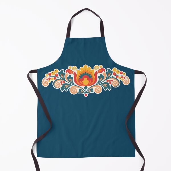Item preview, Elaborate Tulip Flower – Scandinavian Folk Art by heidiannemorris © designed and sold by FOLK ART FUSION by heidiannemorris.