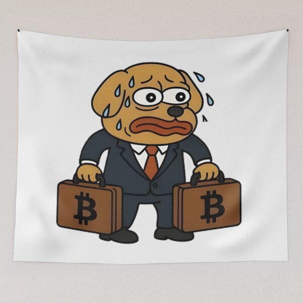 Item preview, Crypto FOMO Dog designed and sold by Charisma Enigma.