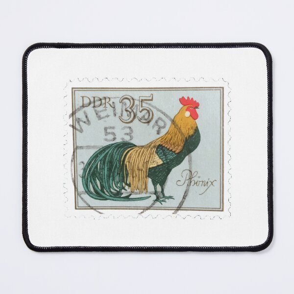 Item preview, Vintage Deutsche Rooster Postage Stamp designed and sold by red-amber65.