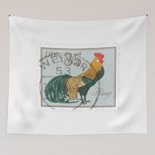 Item preview, Vintage Deutsche Rooster Postage Stamp designed and sold by red-amber65.