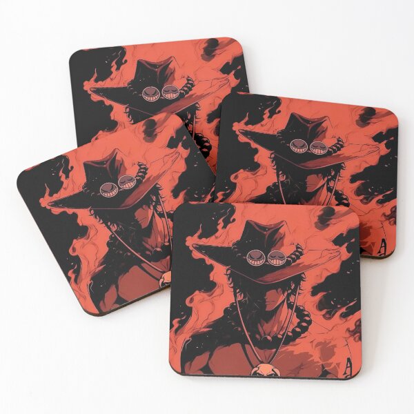 Item preview, Flame Shadow Pirate Warrior – Dark Anime Fire Aesthetic Illustration designed and sold by Dyan4.