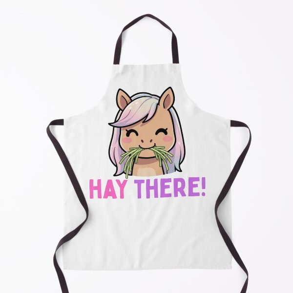 Item preview, HAY THERE! - Cute Funny Greeting Horse Year of the Horse 2026 designed and sold by PunTeestic.