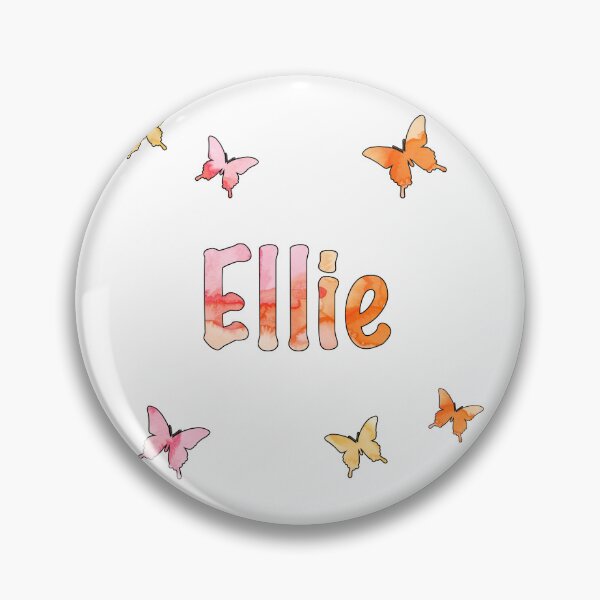 Item preview, Watercolor Name Ellie with Butterflies designed and sold by katifinell.