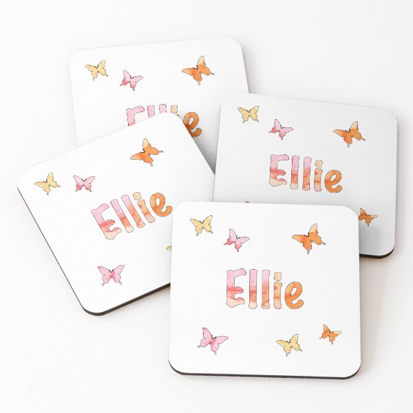 Item preview, Watercolor Name Ellie with Butterflies designed and sold by katifinell.
