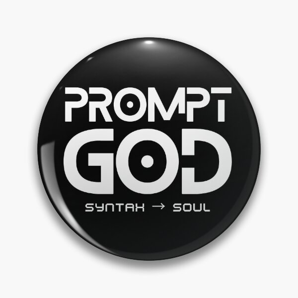 Item preview, Prompt Engineer Prompt God AI Tech Prompt Master on Black designed and sold by Artycom.
