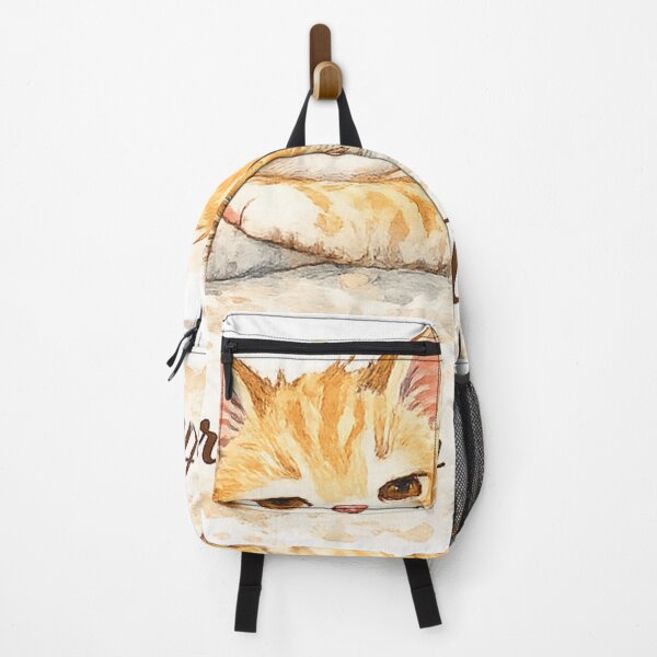 Item preview, Purrfectly Unbothered – Cute Watercolor Relaxed Cat Aesthetic Illustration designed and sold by StickyDelights.
