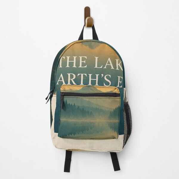 Item preview, The Lake – Earth’s Eye Sunrise Nature Reflection Poster designed and sold by mbmstores.