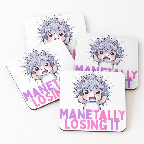 Item preview, Manetally Losing It - Funny Relatable Horse Year of the Horse 2026 designed and sold by PunTeestic.