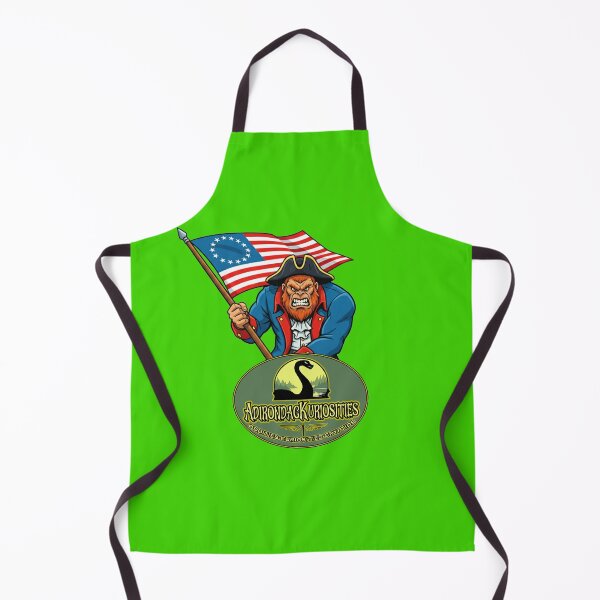 Item preview, Bigfoot with Betsey Ross Flag and Logo designed and sold by AdirondacKuriosities.