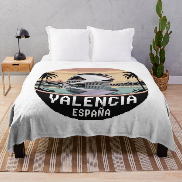 Item preview, Valencia City of Arts and Sciences: Pixel Art Sunset Scene designed and sold by CircinusStore.