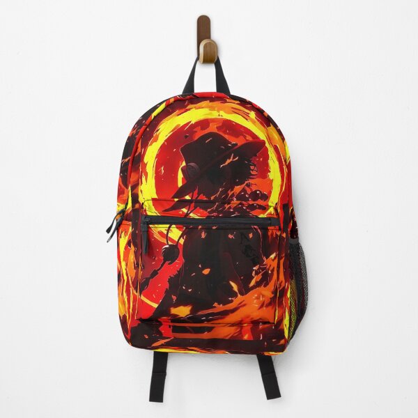 Item preview, Inferno Ring Anime Warrior – Fiery Shadow Flame Power Illustration designed and sold by Dyan4.