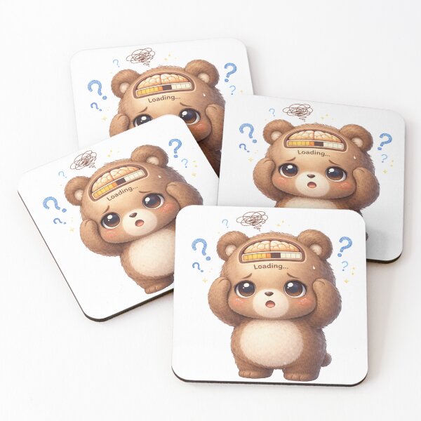 Item preview, Brain Loading Cute Bear designed and sold by PriyankaSonara.