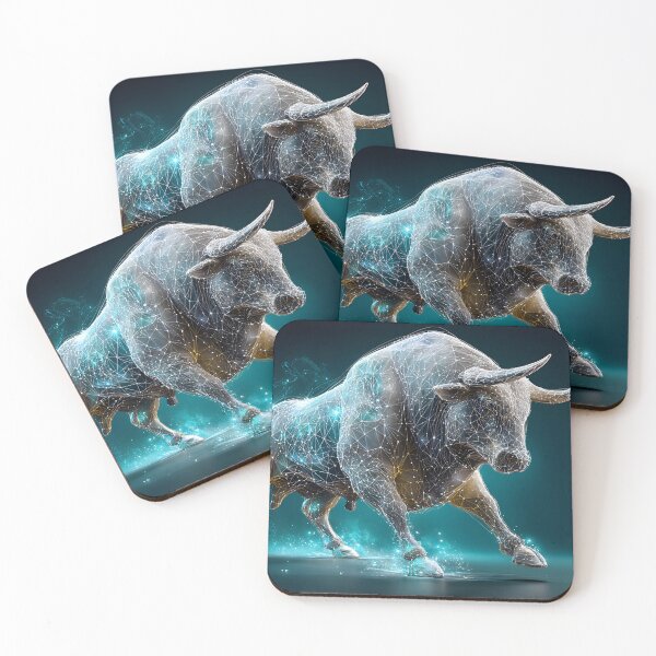 Item preview, Abstract Bull in a Digital Universe designed and sold by Artessie.