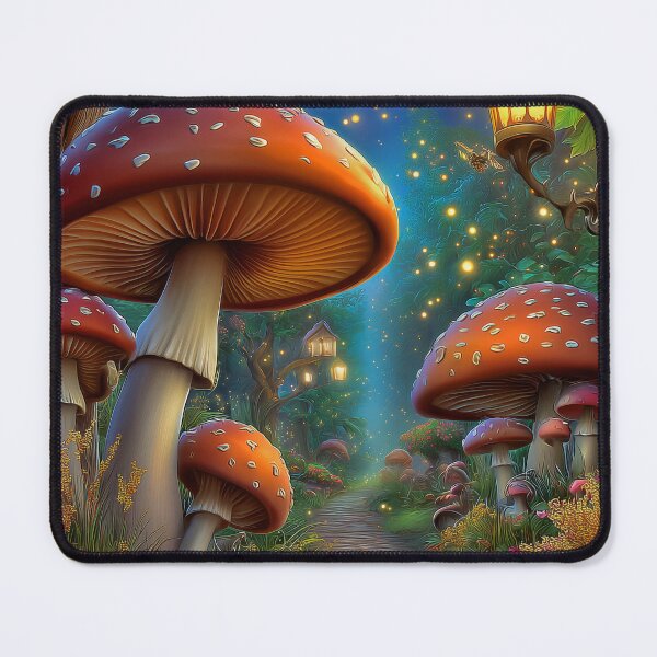 Item preview, Fantasy Pathway Through the Enchanted Mushroom Forest designed and sold by MyMagicalPlace.