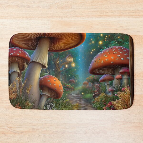 Item preview, Fantasy Pathway Through the Enchanted Mushroom Forest designed and sold by MyMagicalPlace.