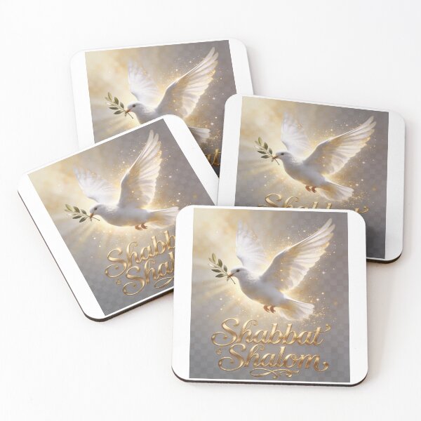 Item preview, ShabbatShalom Dove  with Olive Branch  designed and sold by ALTARandANTHEM.