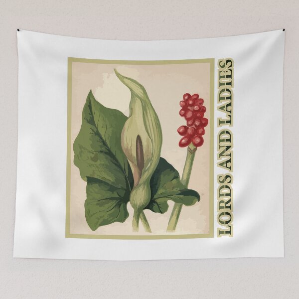 Item preview, Lords And Ladies Cuckoo Pint Vintage Botanical Art designed and sold by SP Motif.