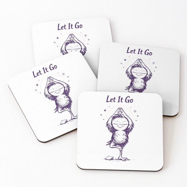 Item preview, Let It Go - Chipy The Bird -Tree Pose   designed and sold by InnerwayStudio.
