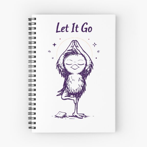 Item preview, Let It Go - Chipy The Bird -Tree Pose designed and sold by InnerwayStudio.