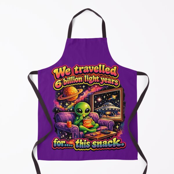Item preview, We Travelled 6 Billion Light Years For This Snack – Funny Alien Snack T-Shirt designed and sold by TroyTheTerrific.