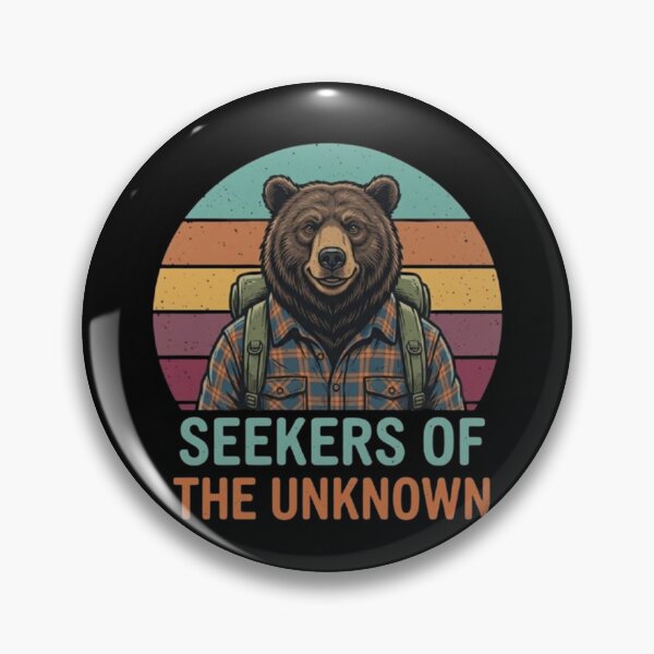 Item preview, Seekers of the Unknown – Retro Bear Explorer designed and sold by Dogandesighn.
