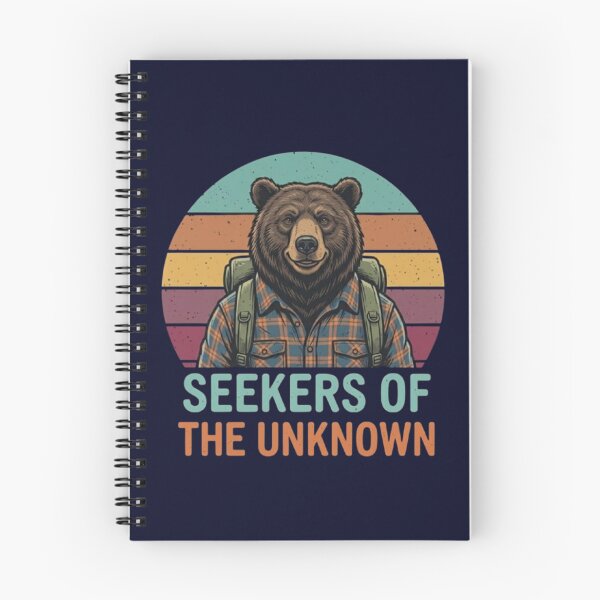 Item preview, Seekers of the Unknown – Retro Bear Explorer designed and sold by Dogandesighn.