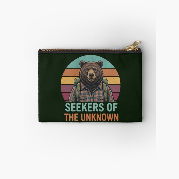 Item preview, Seekers of the Unknown – Retro Bear Explorer designed and sold by Dogandesighn.