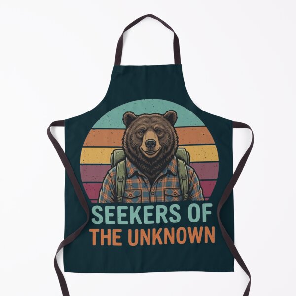 Item preview, Seekers of the Unknown – Retro Bear Explorer designed and sold by Dogandesighn.