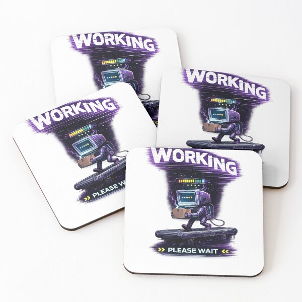 Item preview,  Working – Please Wait designed and sold by NAJURE.