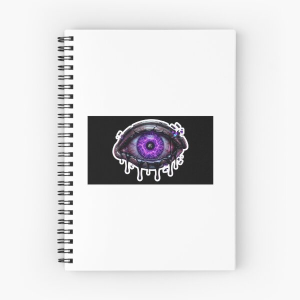 Item preview, Neon AI Horror Eye – Cyberpunk Glitch Tech Sticker designed and sold by IntroInk.