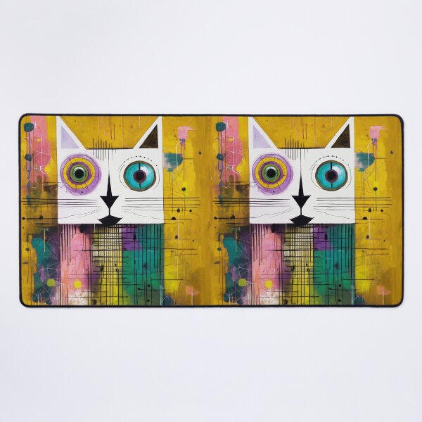 Item preview, Geometric Cubist Cat designed and sold by caracatita75.