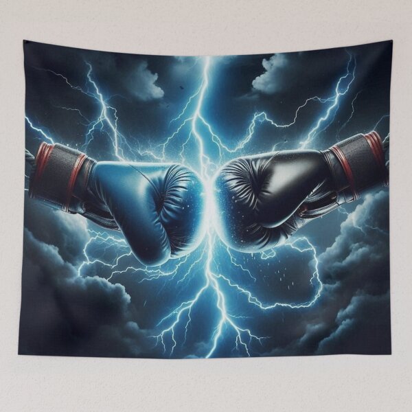 Item preview, Lightning Clash – Boxing Gloves Showdown designed and sold by Dogandesighn.