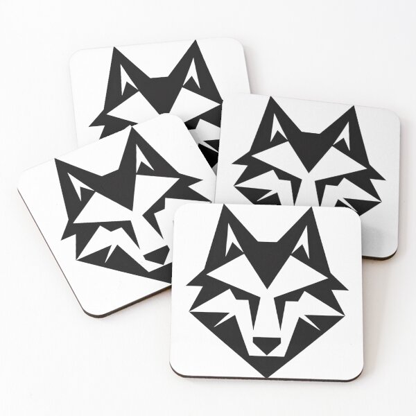 Item preview, Minimalistic wolf logo designed and sold by PUMPKIN HEAD SHOP.